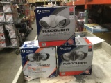 3 Lithonia Lighting Halogen Security Floodlights