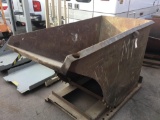 Large Metal Dump Bin