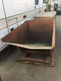 Large Metal Dump Bin