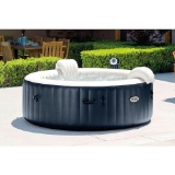 Pure 4-Person 140-Jet Bubble Inflatable Plug and Play Spa by Intex