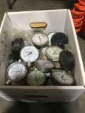 Box of Air/Water Pressure Gauges