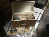 Vintage Fishing Tackle Box, Assorted Tackle & Gear