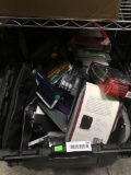 Box of Assorted Mobile Devices Cases and Accessories
