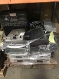 Pallet of Misc. Electronics, Recorders, Boom Box, Photo Projector, Video Recording Gear, Toaster