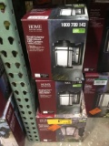 3 Assorted HDC Small Exterior Wall-Mount LED Lanterns