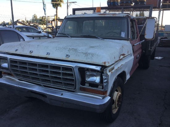 1979 Ford F-350 Custom regular cab dually with dump style flat bed***NON-RUNNING***