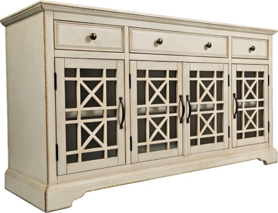 Daisi 60" TV Stand by Mistana in Cream