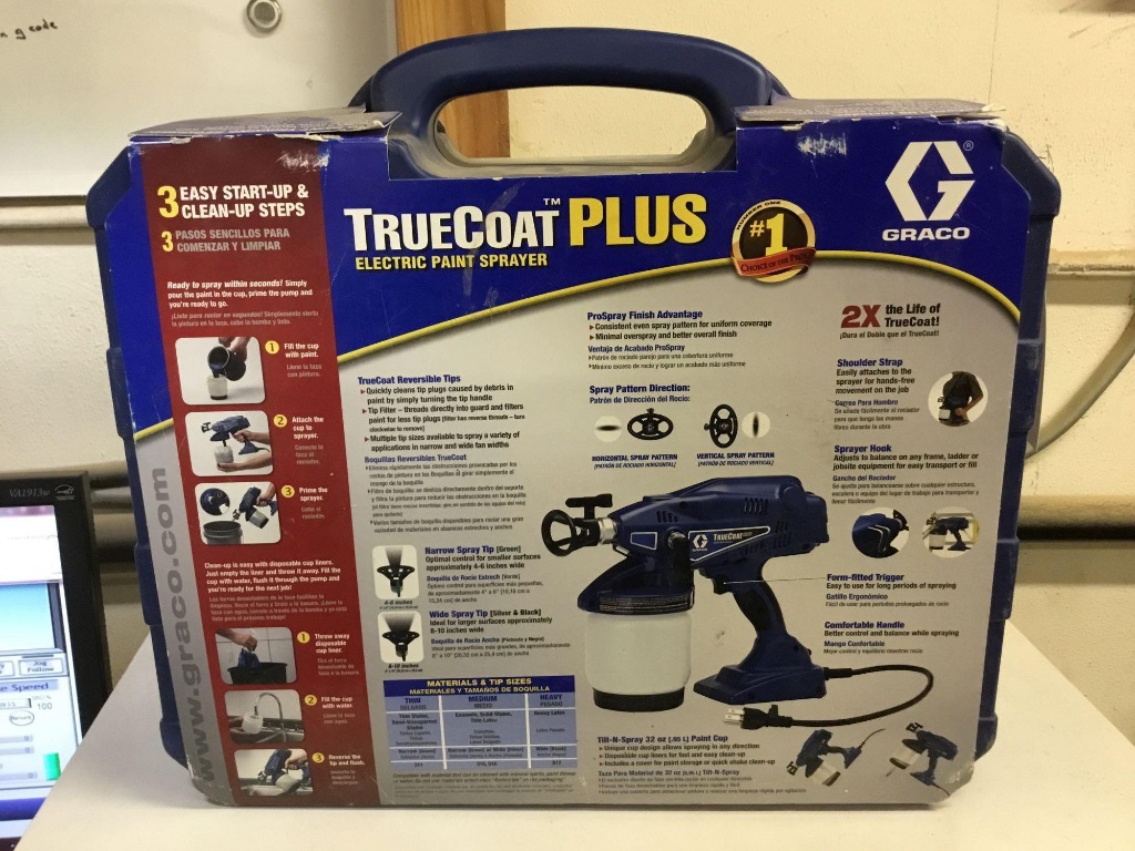 graco truecoat plus electric paint sprayer