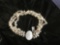 18in. 3 Strand Genuine Fresh water Handmade Pearl Necklace
