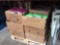 17 Boxes of Easter Goods, Grass, Plastic Eggs Egg Decorations Etc.