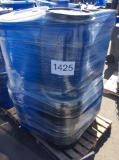 Lot of 8 30 gal buckets with lids