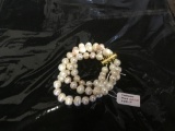 7in. 3 Strand Genuine Fresh water Handmade Pearl Bracelet