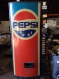 Dixie-Narco Vintage PEPSI refrigerated soda can vending machine