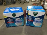 2 Vicks Mini Filter Free Cool Mist Humidifiers