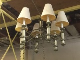 3 Metal 6-Light Chandeliers