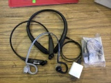 2 LG and 1 Plantronics Backbeat Fit Wireless Bluetooth Headsets