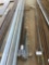 5 Assorted Sized Threaded Steel Rods