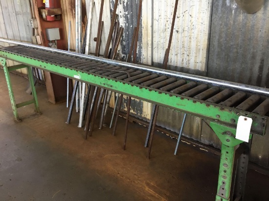 10ft steel gravity roller conveyor Table
