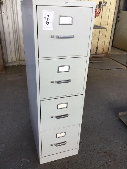 5 Metal file cabinets