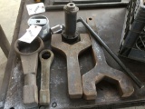 Lot of Heavy Duty Industrial Wrenches, Sockets
