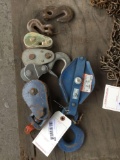 Lot of Assorted Hook Hoists and Reels