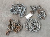 4 Heavy Duty Assorted Lengths Chains