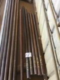 5 Assorted Size Steel Pipes