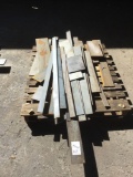 Lot of Assorted Sized Steel Plating Scrap Pieces