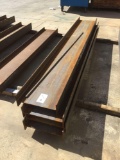 4 Assorted Size Steel I-Beams