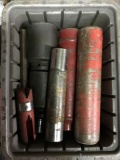(2) bins of assorted impact sockets