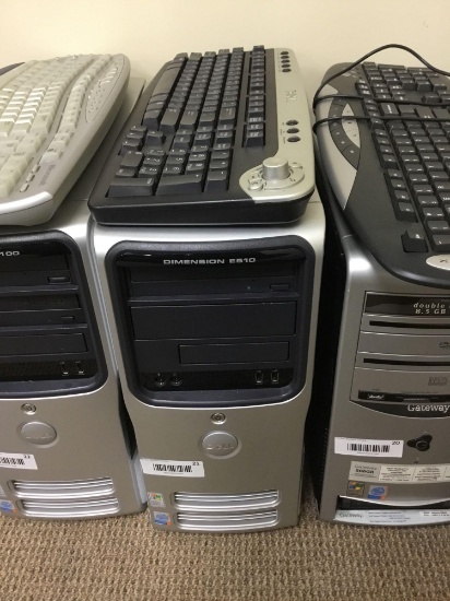 Dell Dimension E510 Desktop Tower and Dell Wireless Keyboard