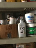 Assorted lubricants, primers, and cement mixes