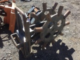 Excavator compaction wheel