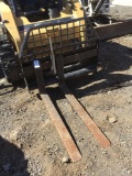 4ft long Fork attachment for Skid Steer