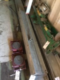 2 Metal Beam Roller Tracks