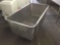 Large Commercial Stainless Steel Tub on Casters