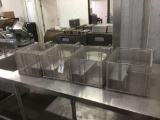 4 Commercial Sink-Insert Washing Baskets