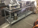 8ft. Stainless Steel Commercial Utility/Prep Table