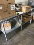 6ft. Stainless Steel Commercial Utility/Prep Table