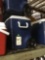Rubbermaid Blue Coolers