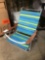 8 Assorted Color 5 Position Beach Chairs