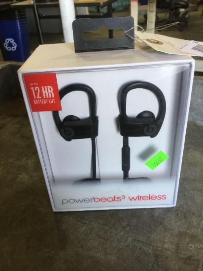 Powerbeats3 Bluetooth Wireless Headset (Black)