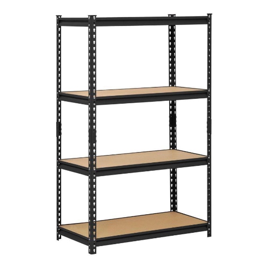 (2) 4 Shelf Medium Duty Storage Units