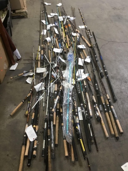 Assorted Fishing Rods without Reels
