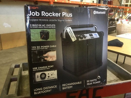 Ion Job Rocker Plus Portable Bluetooth Sound System