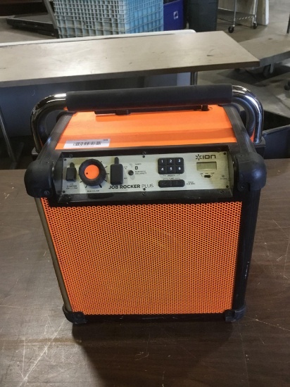 Ion Job Rocker Plus Bluetooth Portable Sound System (Orange)
