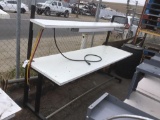 Utility Work Bench w/Power and Air Hoses