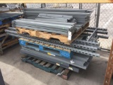 Lot of Assorted Metal Utility Rack Pieces
