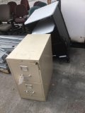 Metal Filing Cabinet and Electric Utility Cart