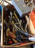 Assorted Box Of Screw Drivers